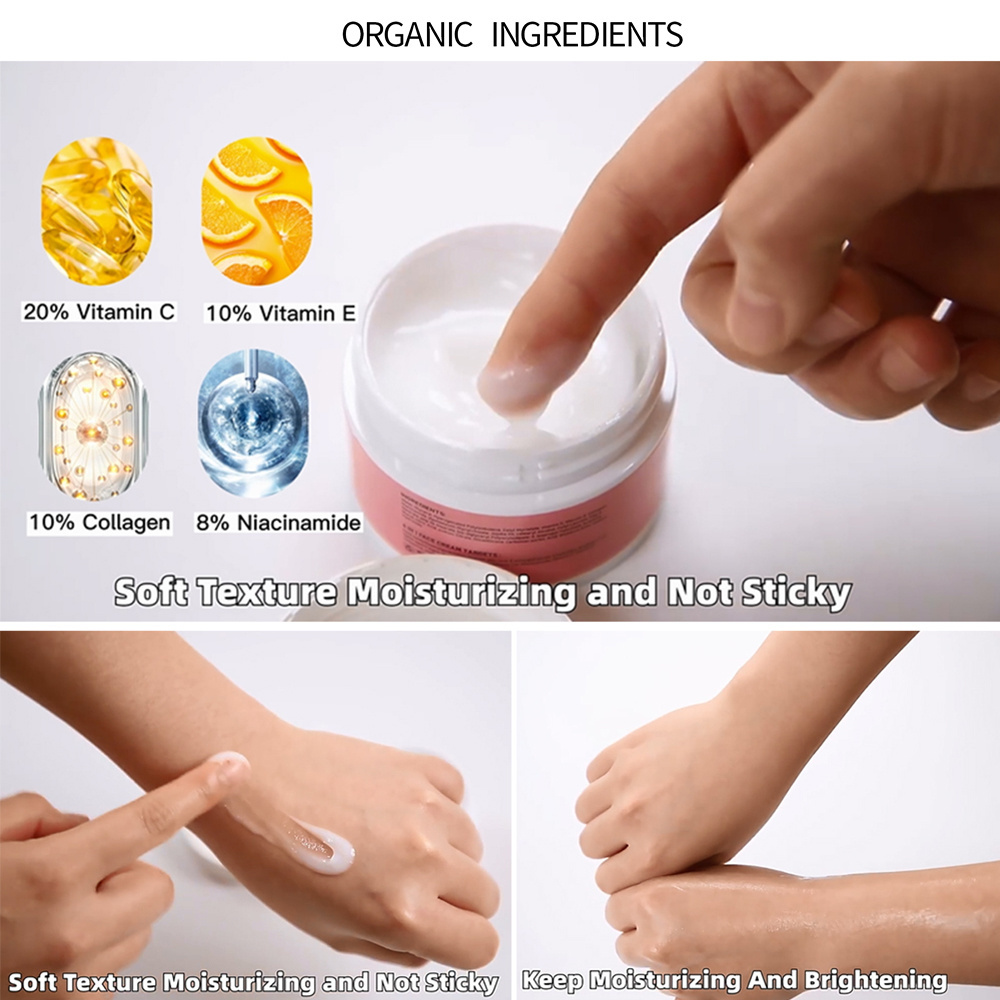 1.7 oz 50ml Natural Facial Skin Glowing Antiage Bleaching Repair Cream Moisturizer Anti Aging Face Pigmentation Removal Cream