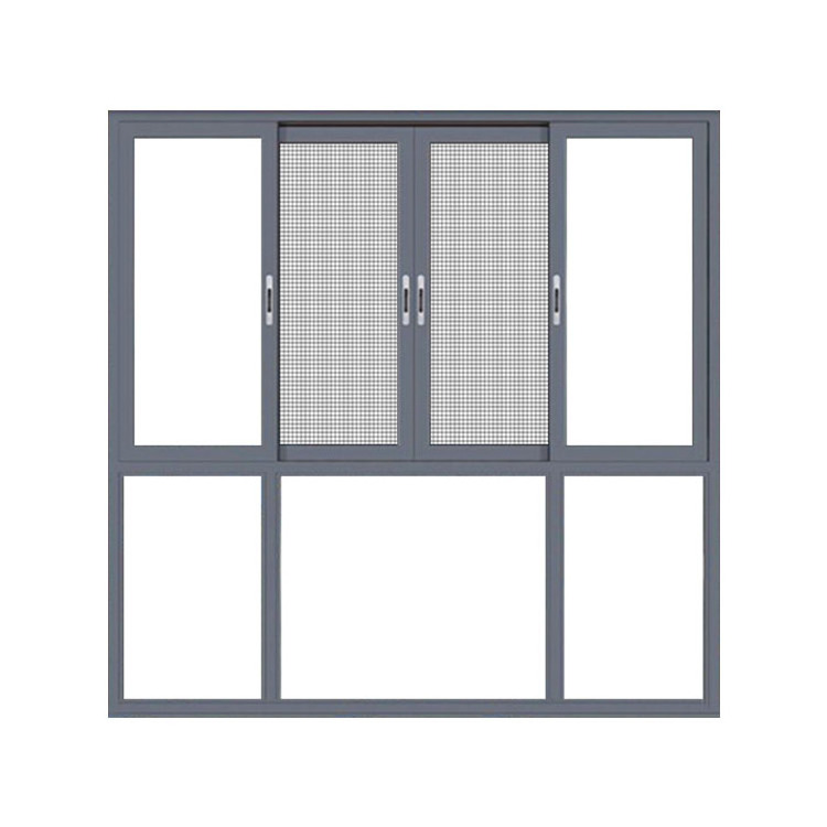 modern design office aluminium glass sliding window