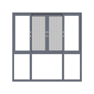 modern design office aluminium glass sliding window