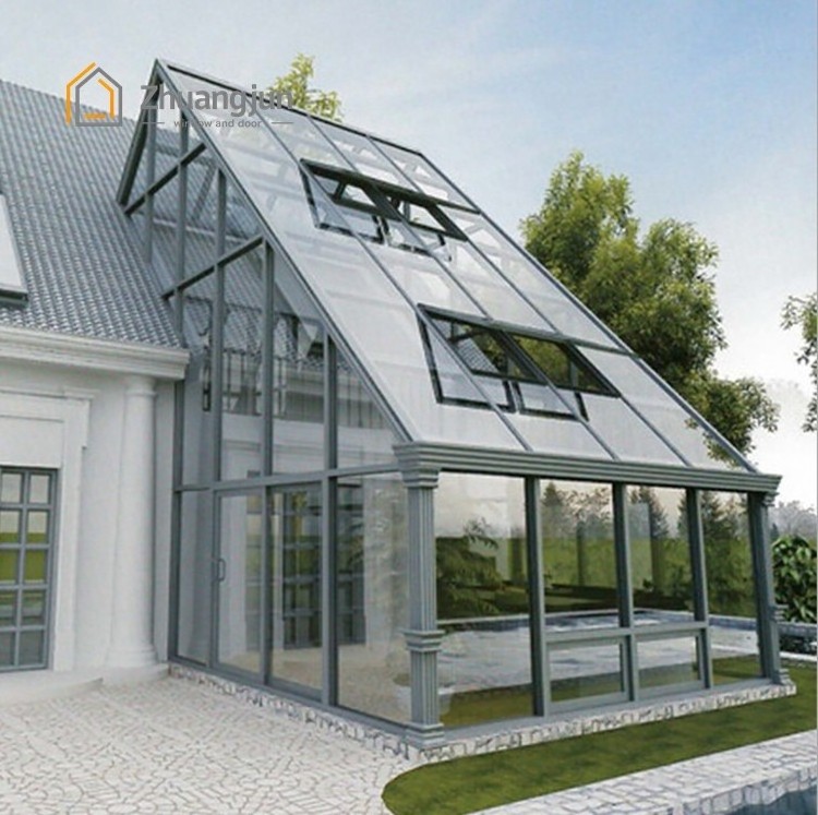 customized greenhouse solarium aluminium sunroom garden veranda sunrooms glass houses Glass Roof