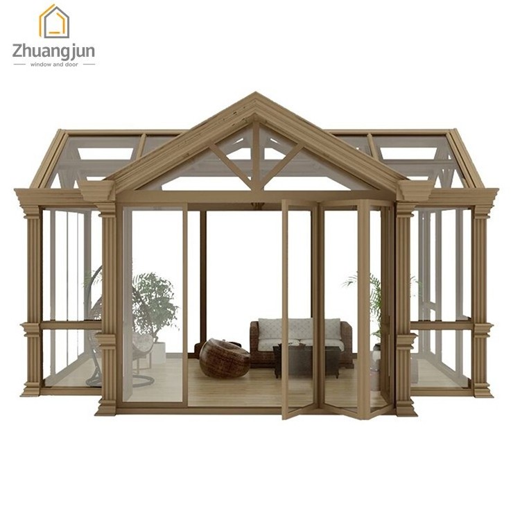 customized greenhouse solarium aluminium sunroom garden veranda sunrooms glass houses Glass Roof