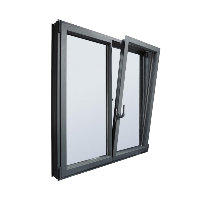 Customized style arch UPVC burglar proof design french window and door with double glazed