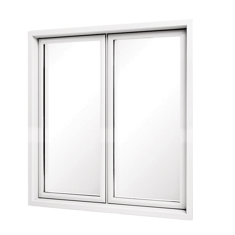 Upvc/pvc small sliding window impact windows for villa window factory