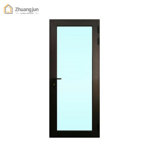 sound proof thermal break aluminum flush door design