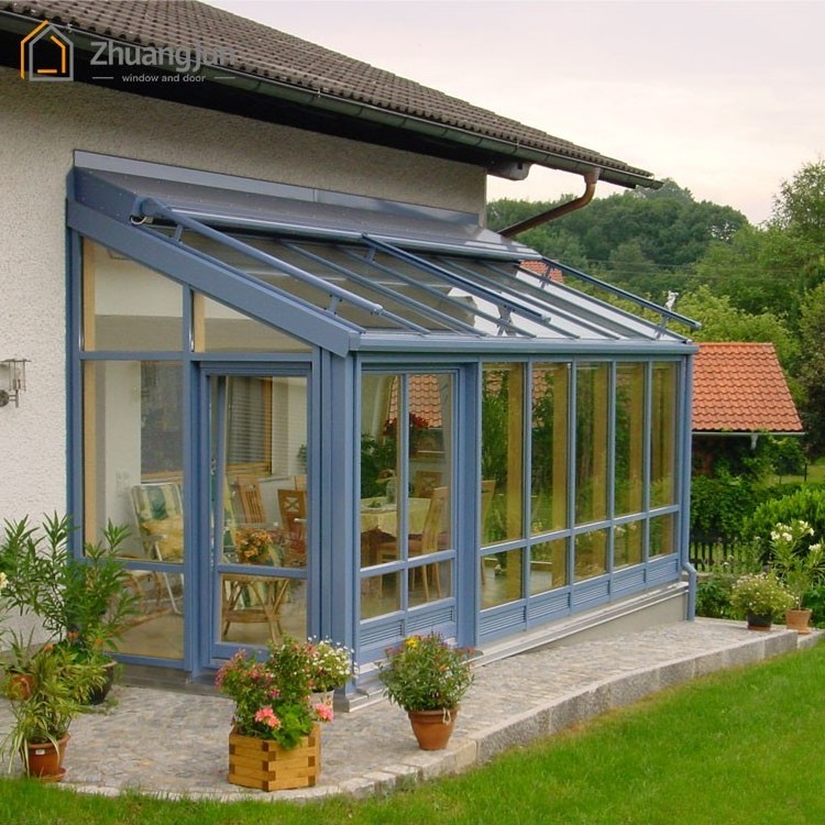 customized greenhouse solarium aluminium sunroom garden veranda sunrooms glass houses Glass Roof