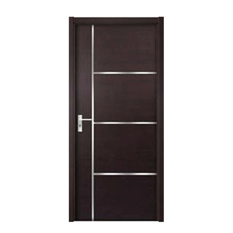 high quality luxury house bedroom doors frame single panel solid soundproof modern simple design interior MDF wooden door