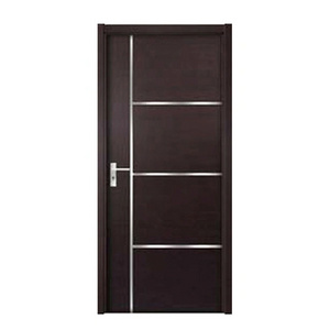 high quality luxury house bedroom doors frame single panel solid soundproof modern simple design interior MDF wooden door