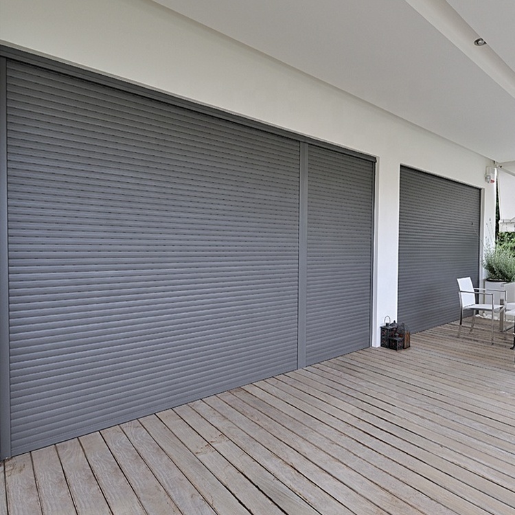 cheap aluminum  roll up garage doorautomatic sliding garage door roller shutter door