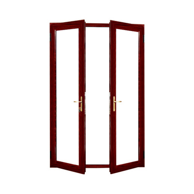 Aluminum soundproof french door casement doors for sale