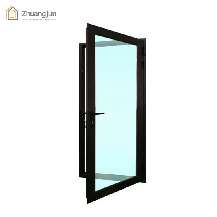 sound proof thermal break aluminum flush door design