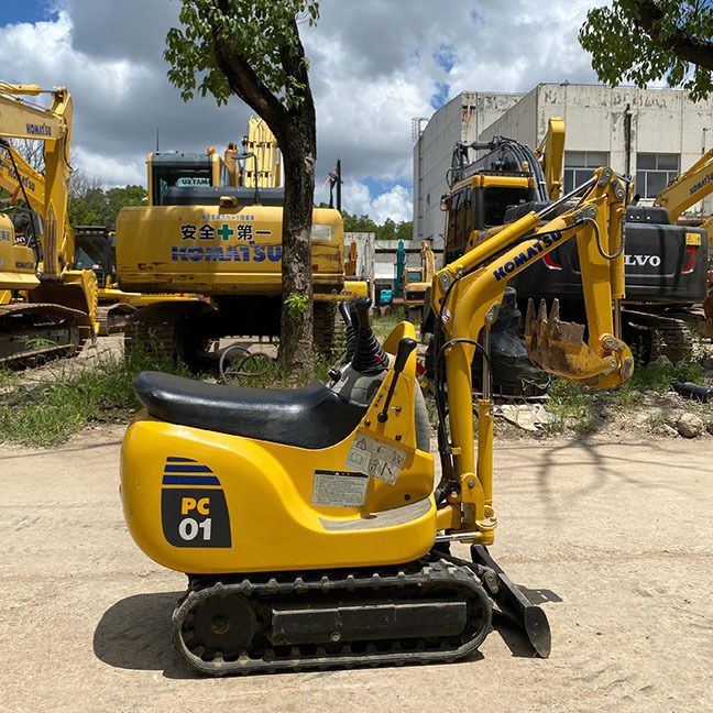 High quality Japan komatsu 01 used excavator 1 ton used mini excavator Komatsu PC01