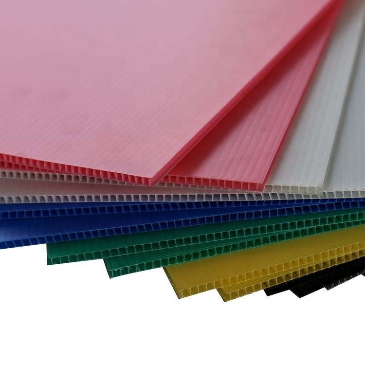 PP Plastic Honeycomb Board Recycled Corrugated Plastic Sheet 4x8 Sheets PP Hollow Sheets