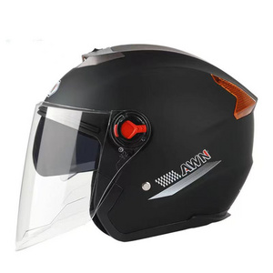 Lens ABS Half Face Motorcycle Helmet Motocross Motorbike ABS Helmets For Adults Helmet Motorcycle Accessories Head Guard