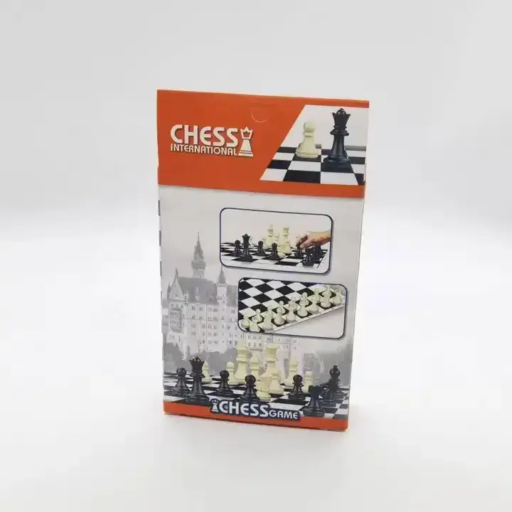 Wholesale 2024 Desk Gaming Playing Plastic Pieces Toy International Chess Board Games Puzzle Set For Kids