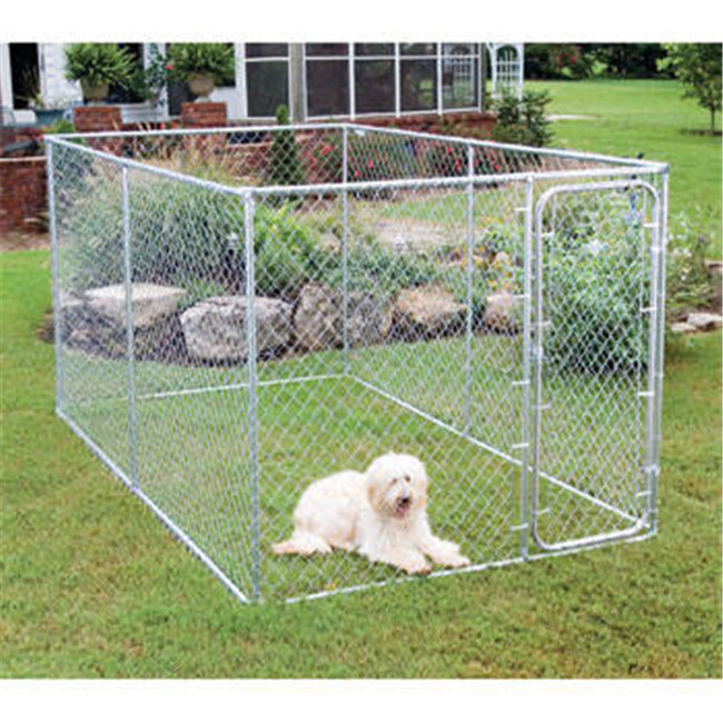 1.2m*1.2m*1.8m Hot Dipped Galvanized Metal Chain Link Dog Kennels Dog Runs Cage