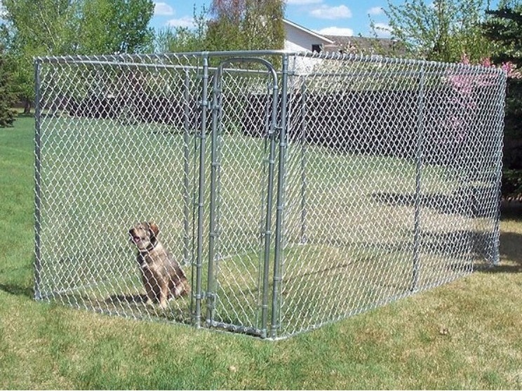 Dog Kennel with Waterproof Cover Modular Box Kennel