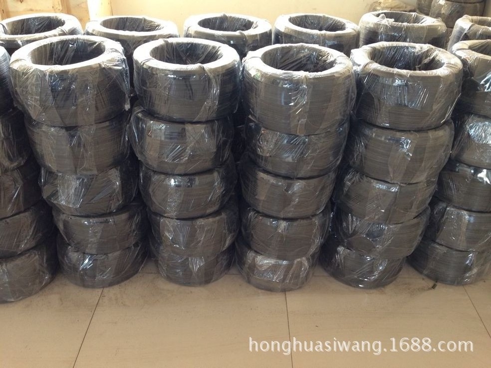 Hot sale soft 9 12 14 16 gauge black wire / black tie wire / black annealed wire