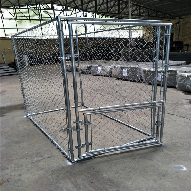 2.3x2.3x1.2m Steel dog run chain link dog run kennel