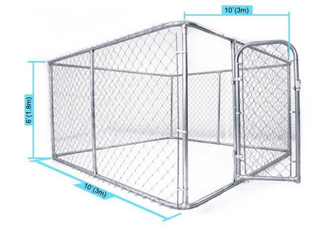 Hot Sale Hot Dipped Galvanized Cheap dog kennel 10x10x6