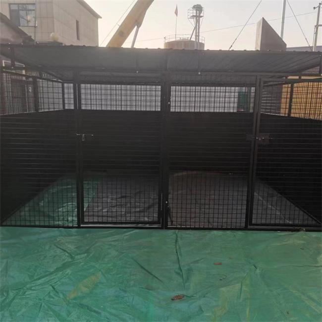 5-Run Indoor/Outdoor Kennels 6'W x 6'L x 6'H