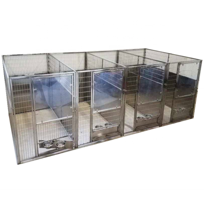 Multiple Inside/Outside Kennels Multiple Dog Runs with full free standing stalls