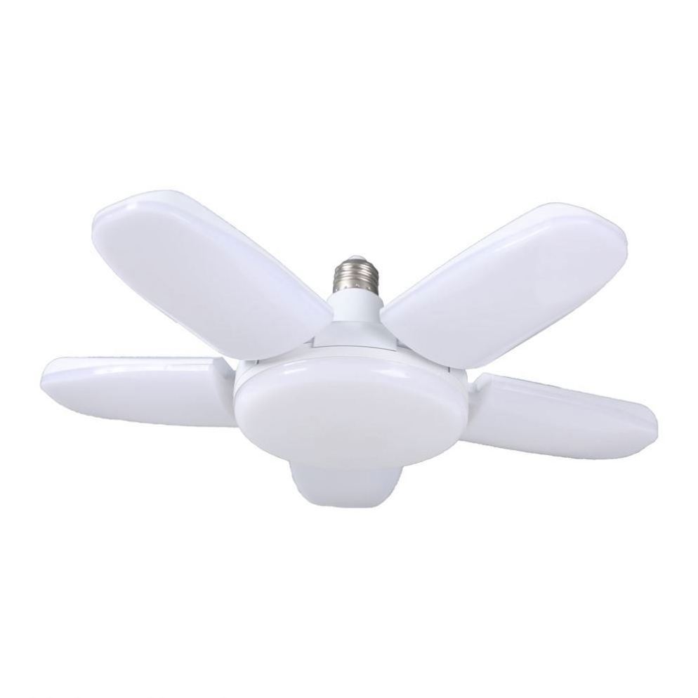 60W Fan Blade Led Bulb 110V 220V Ceiling Adjustable Foldable Led 3 5 Leaf Lamp Led Fan Light