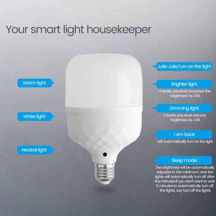 Smart Life Led Bulb High Lumen Voice Control Dimming Color E27 40W Rgbcw Smart Bulb