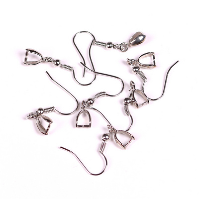 Wholesale nickel-free stainless steel ear wire hooks alloy earring hooks pendant beads for jewelry making diy jewelry findings