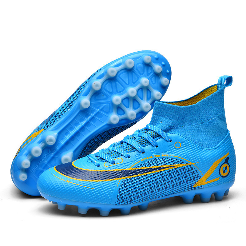 Quality Messi Futsal Football Boots Wholesale Soccer Shoes Chuteira Campo Cleats Men Training Sneakers Outdoor Footwear TF/AG