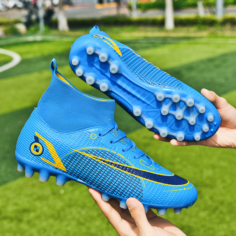 Quality Messi Futsal Football Boots Wholesale Soccer Shoes Chuteira Campo Cleats Men Training Sneakers Outdoor Footwear TF/AG