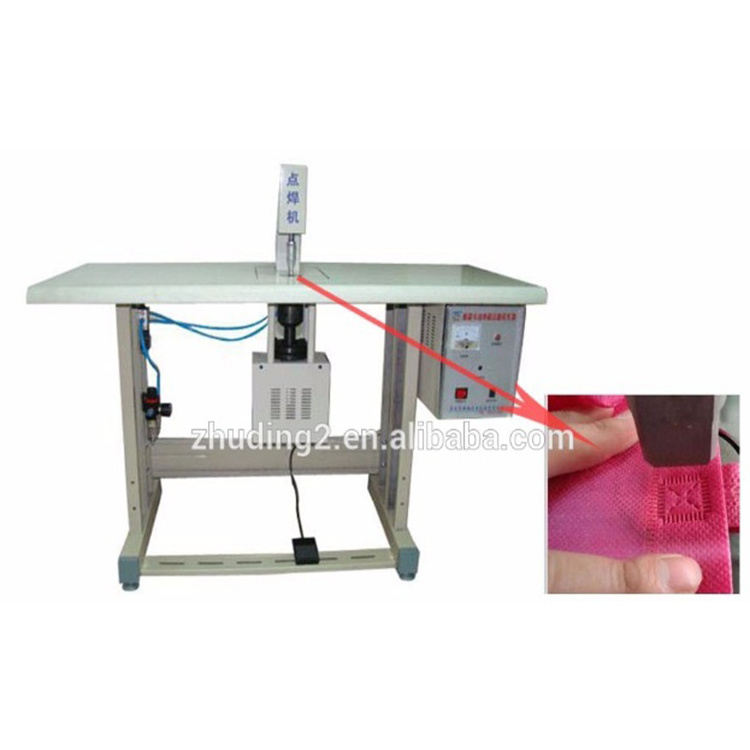 Ultrasonic sealing non woven bag manual welding making machine