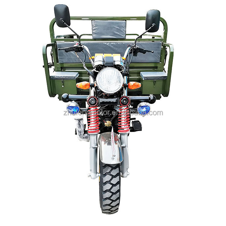 2021 popular YAOLON chinese agricultural petrol pickup truck moto cargo tricycles 200cc 250cc  trike motorcycle with load