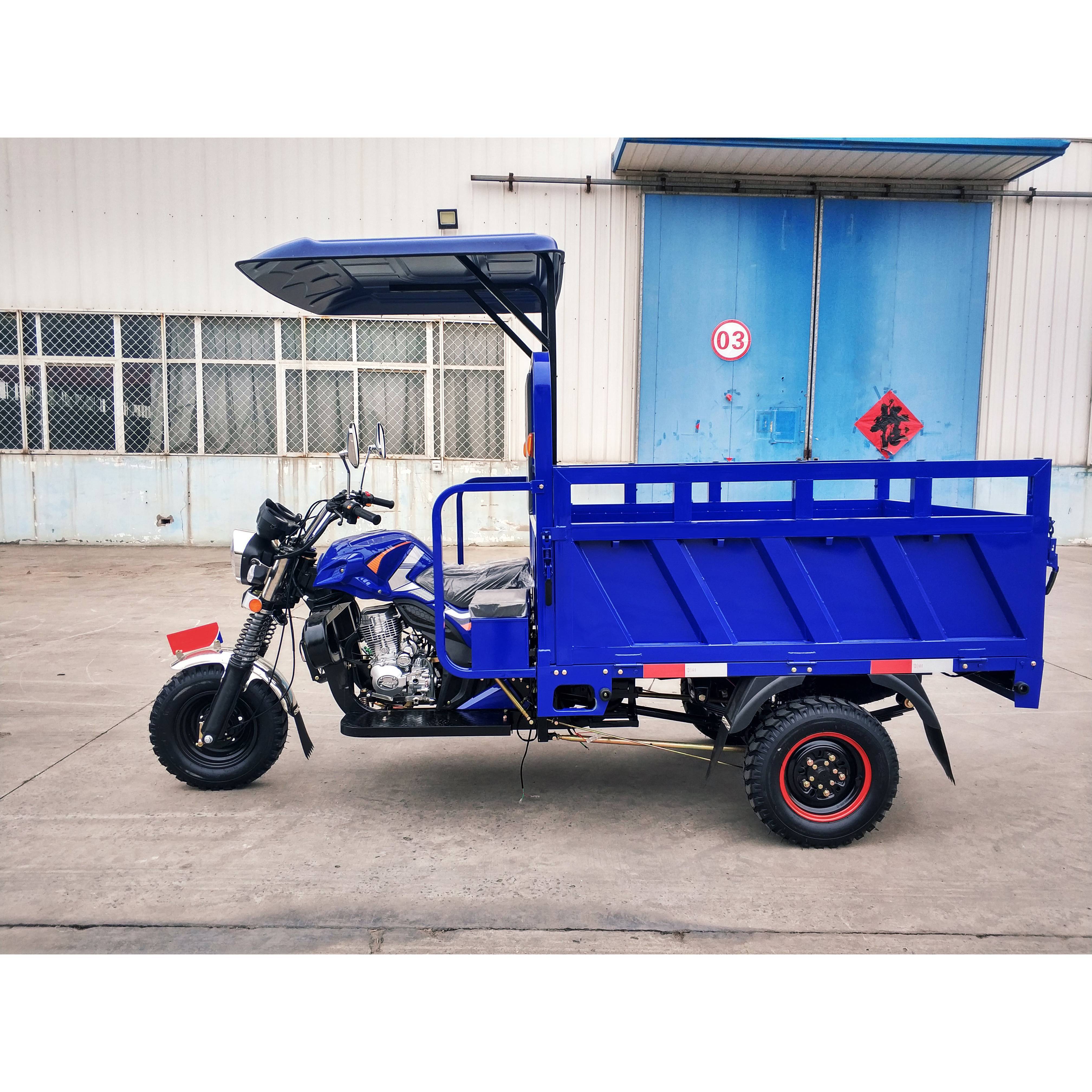 YAOLON triciclo de carga price sale load truck gasoline motorcycle cargo tricycle motor petrol for adults motorized