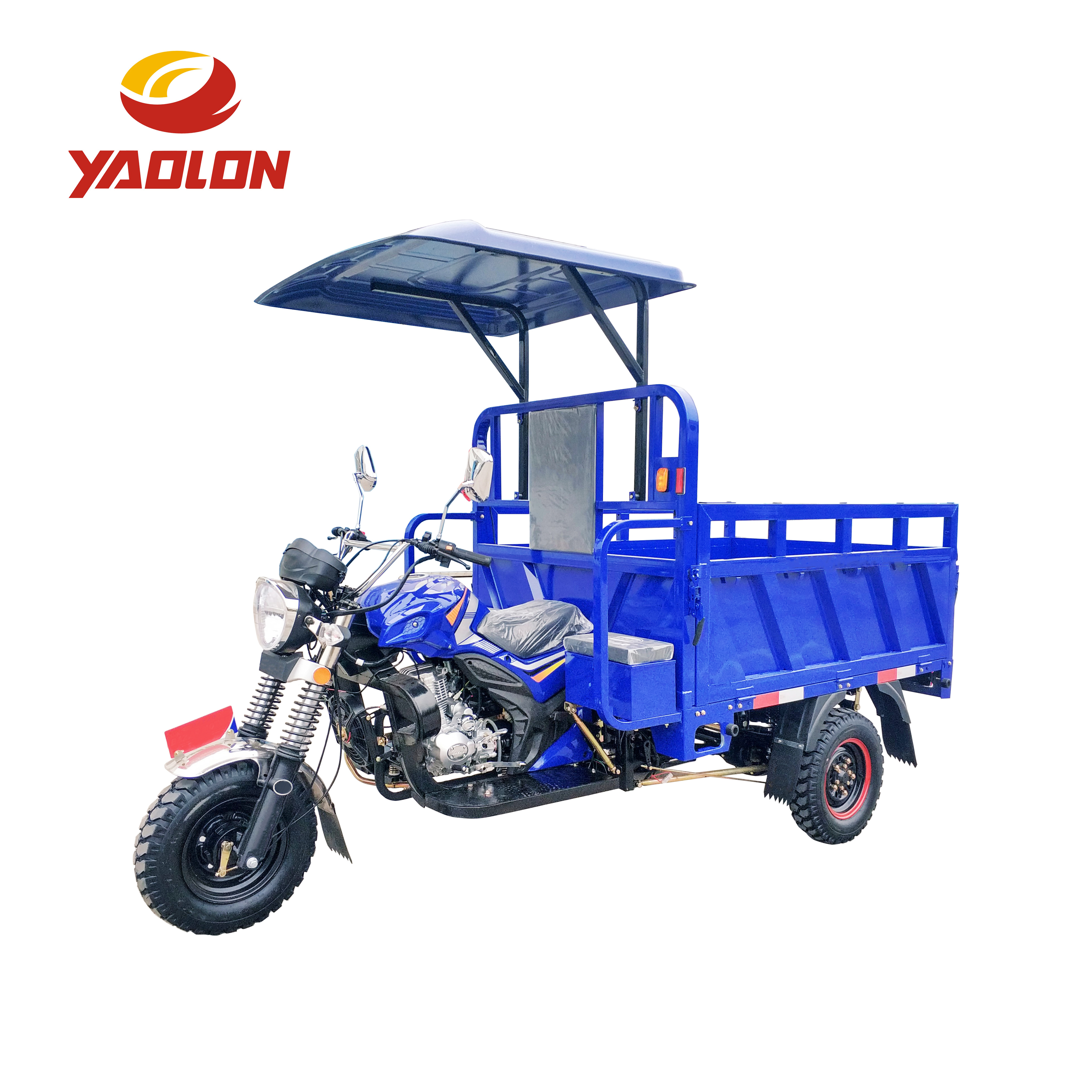 YAOLON triciclo de carga price sale load truck gasoline motorcycle cargo tricycle motor petrol for adults motorized