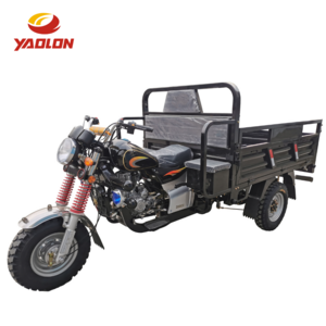 China YAOLON Brand Gas Motor Scooters For Sale Outport Model 150cc Gasoline Engine Motorized Truck  Cargo Tricycle Motorcycle