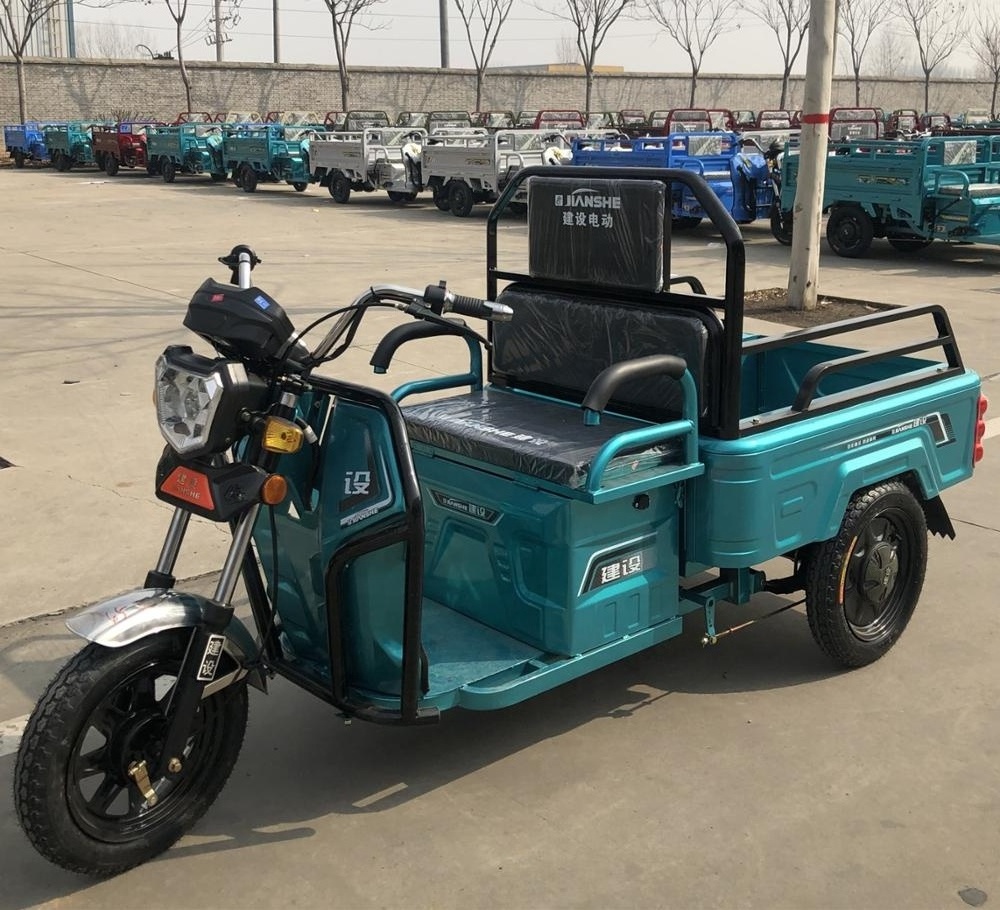 Folding adult 3 wheel tricyclecargo ghana electric passenger  sale cargo three wheel passenger electric adult tricycles