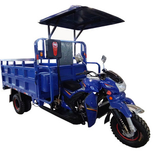 Factory YAOLON dual water cooled three wheel moto motorcycle tuktuk gasoline petrol motorized motorcycle tricycle cargo