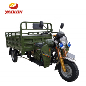 Factory LAOLON High Quality 150/175/200/250CC wind cooled three Wheel Motorcycle gasoline motor motorized  tricycle for Adult