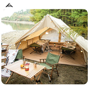 Boteen Factory Direct Selling Herringbone Tent Simplicity Tents Camping Outdoor Customized Camping Equipment