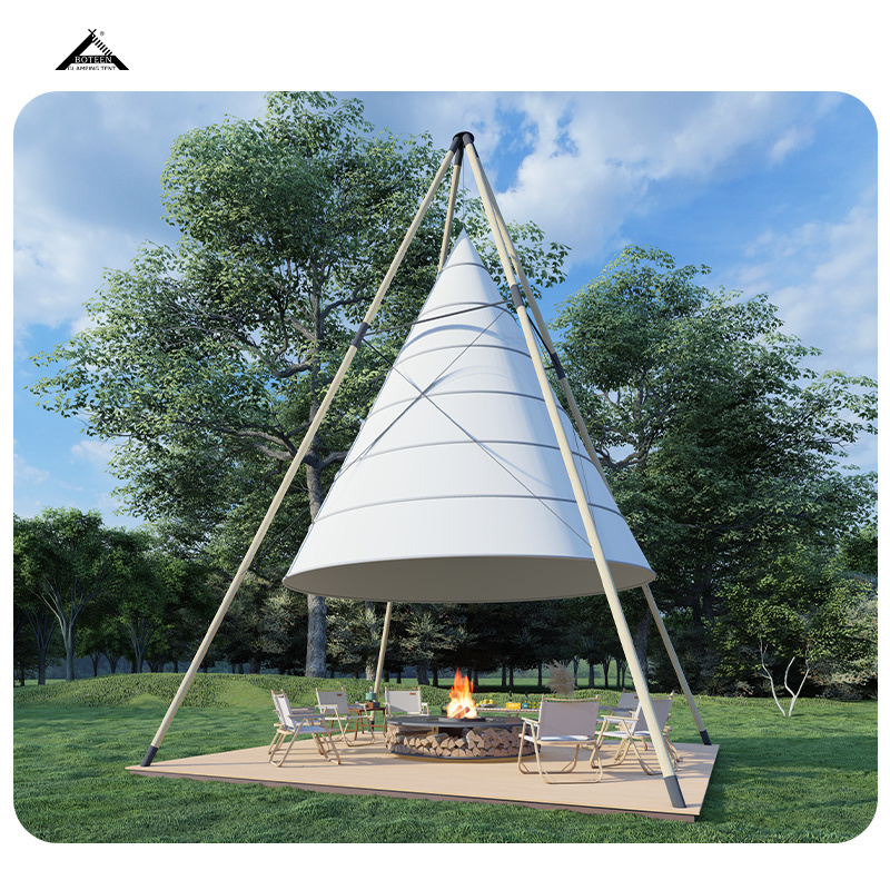 Boteen Tente De Camping Gonflable Pyramid Gazebo Tents Beach Grassland Picnic Barbecue