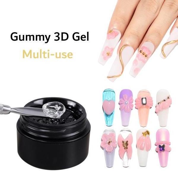 Multifunctional Non Stick Nail Extension Sculpting Carving Gel DIY Nail Glue Gummy 3D Gel