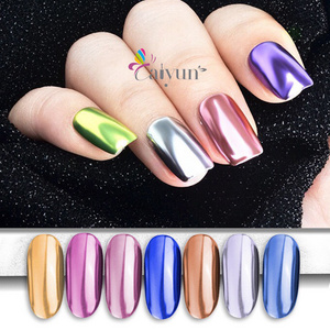 Manicure Nail Art Sequins Rose Gold Silver Pigment Metallic Chrome Nail Mirror Powder Solid Mirror Powder