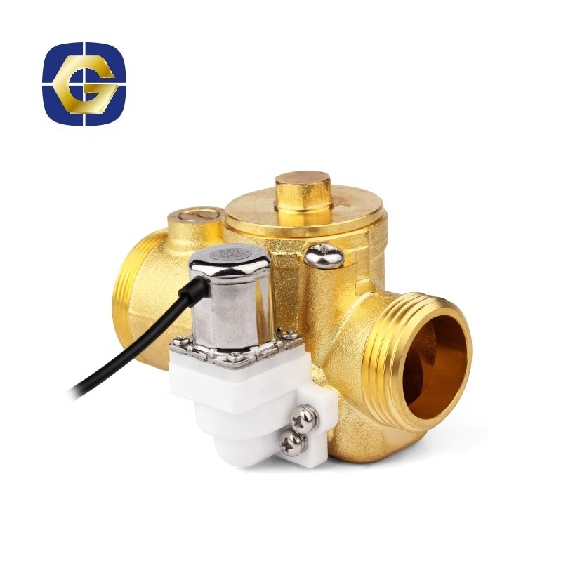 DC 3V Copper Electronic Latching Water Valve Pulse Solenoid Valve  for Automatic Urinal Flush Valve