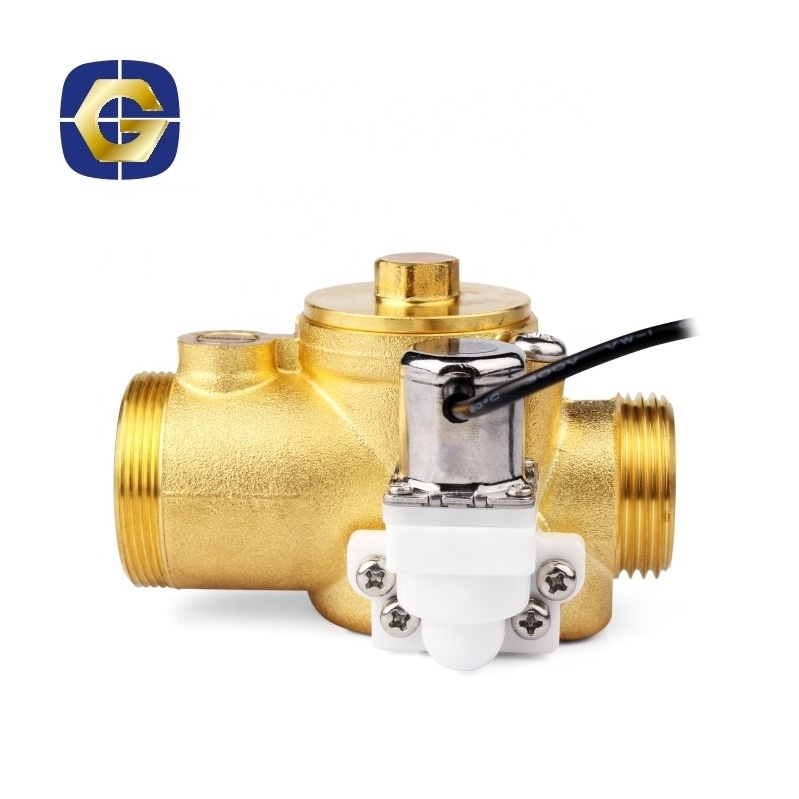 DC 3V Copper Electronic Latching Water Valve Pulse Solenoid Valve  for Automatic Urinal Flush Valve