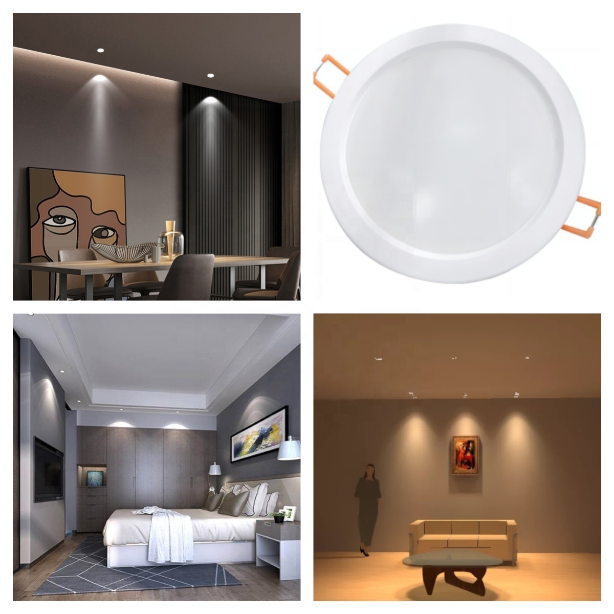 Hot Selling Led Downlight Ip55 3.5/4/6 LED Downlights 3w 5w 7w 9w Smart SMD Recessed Ceiling Led Downlight Housing