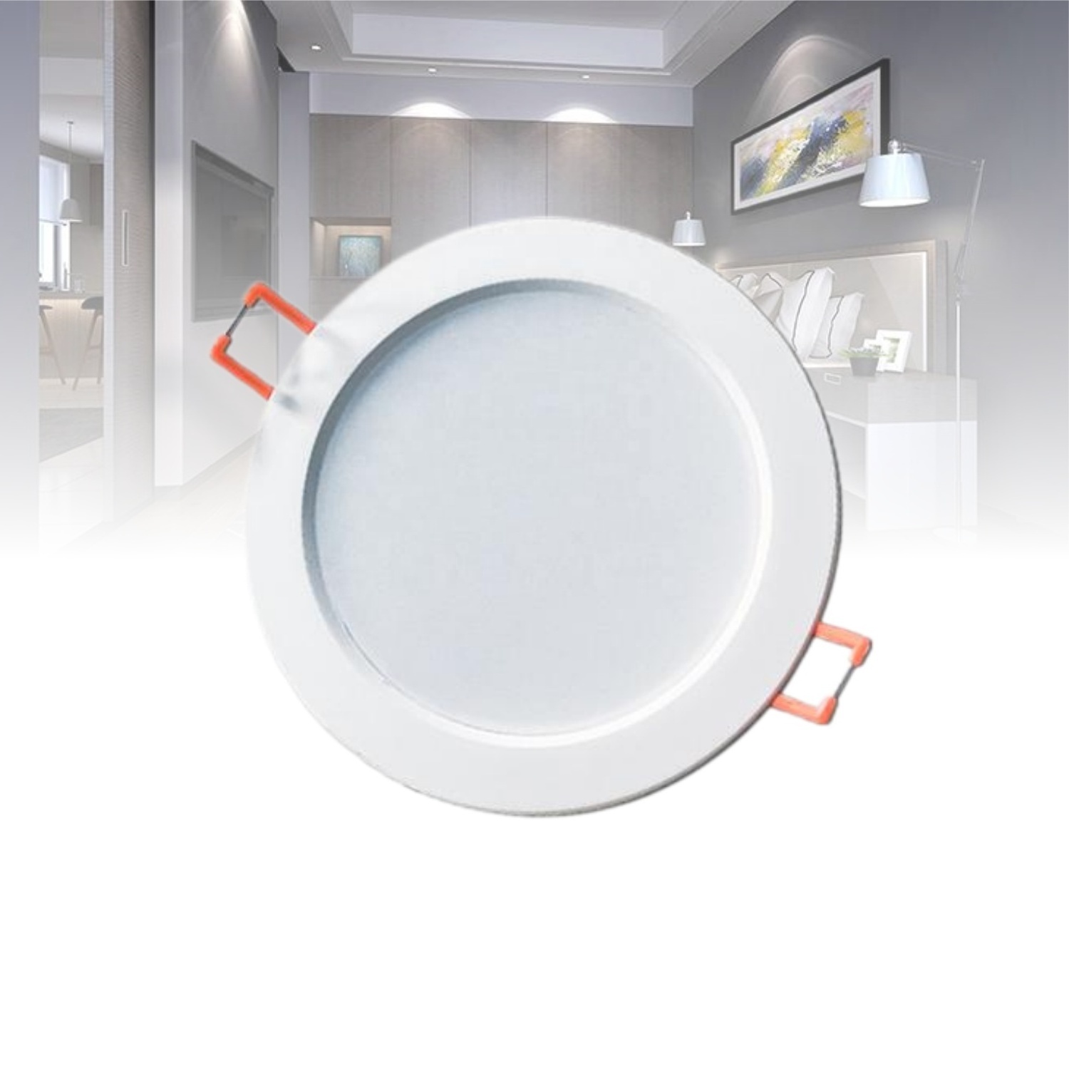 Led Downlight Ip55 Smd 4 8 Inch Dimmable Fixture Commercial Smart SMD Recessed Led Downlight Housing For Bathroom Home Hotel