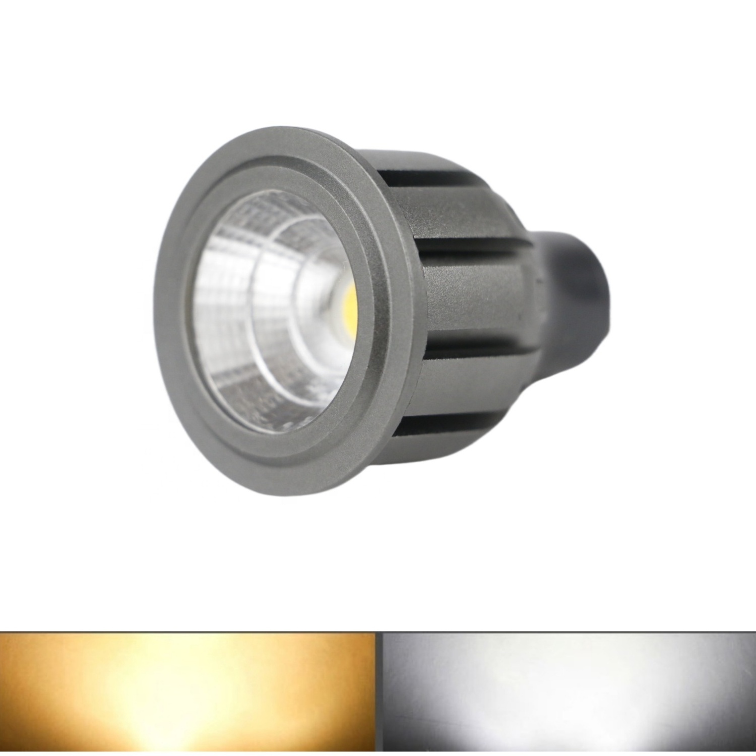 High Quality GU10 Downlight 100V 240V Aluminum LED COB Spotlight for Ceiling Lighting