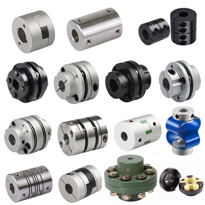 industrial Fast production high precision metal shaft couplings collet rigid shaft double disc coupling