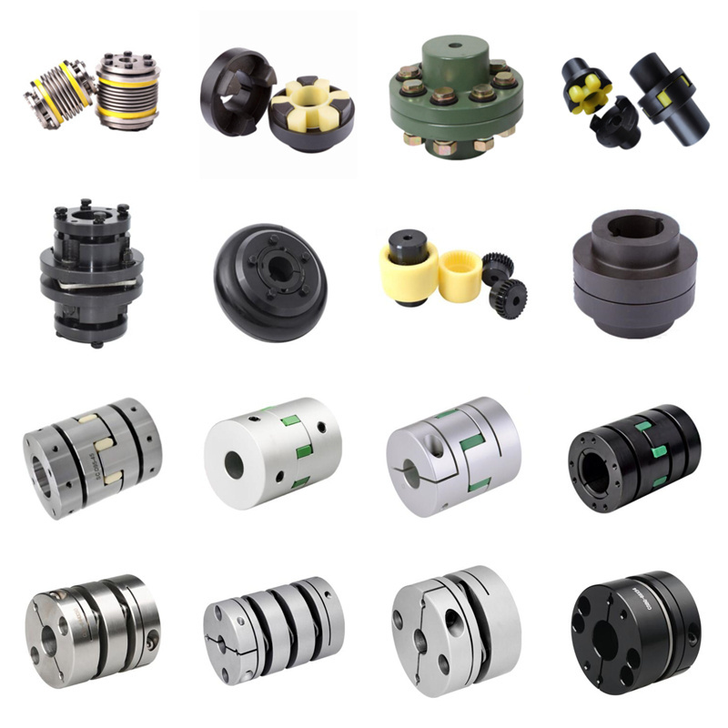 industrial Fast production high precision metal shaft couplings collet rigid shaft double disc coupling