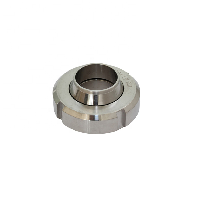 food grade stainless steel union pipe fittings DIN ss 304 316L union connector coupling sms union